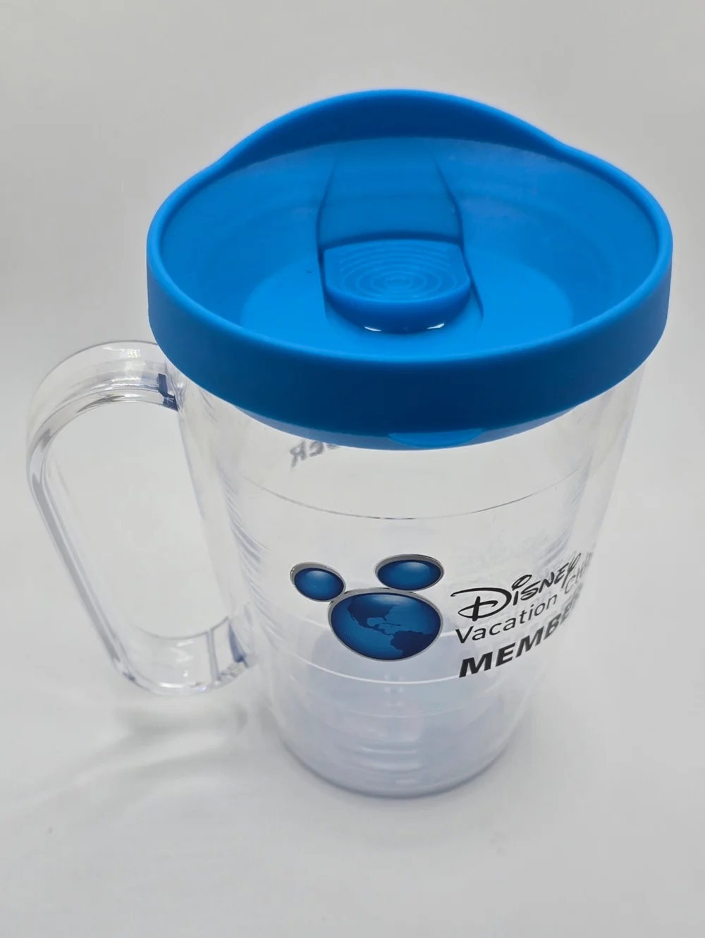 DVC Disney Vacation Club Member 16oz Travel Mug With Handle & Lid EUC